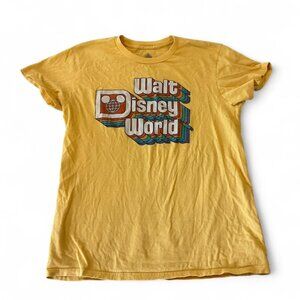Disney World yellow vintage inspired T-shirt size Medium